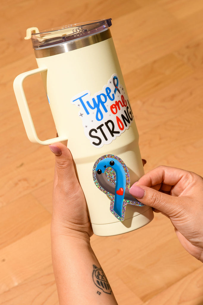 type one diabetes sticker set