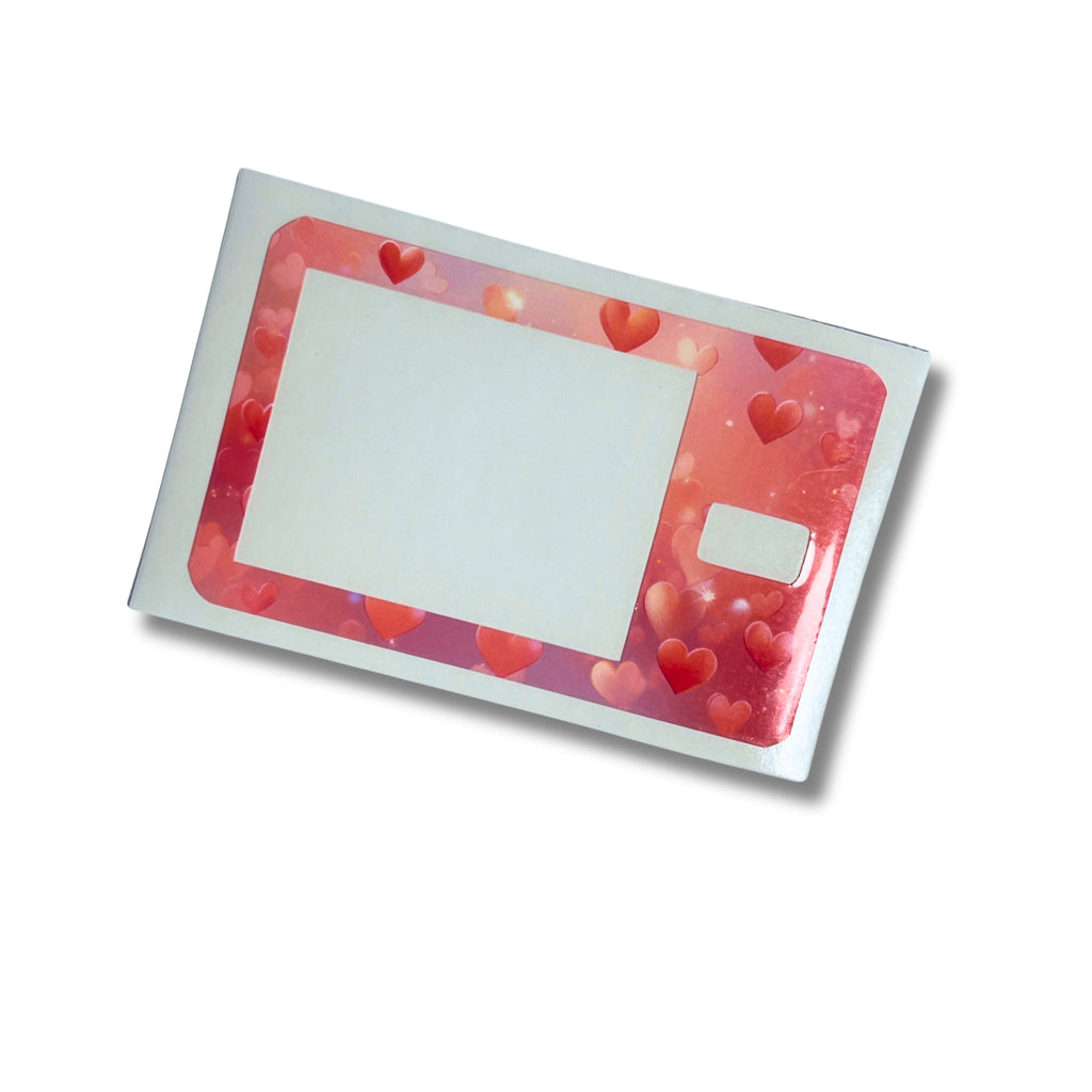Delicate Pink Hearts Decal