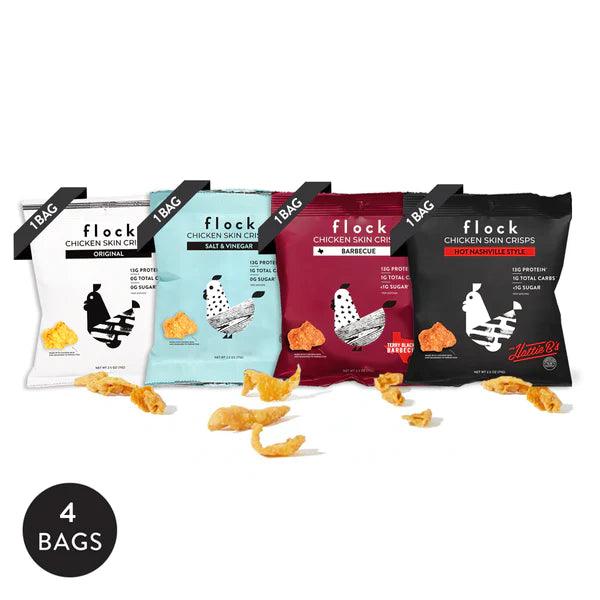 FLOCK XL VARIETY 4-PACK (2.5 OZ BAGS) - The Useless Pancreas
