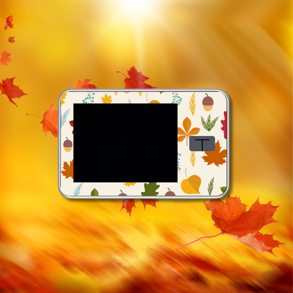 Fun Fall Pattern Main on Leaves BG