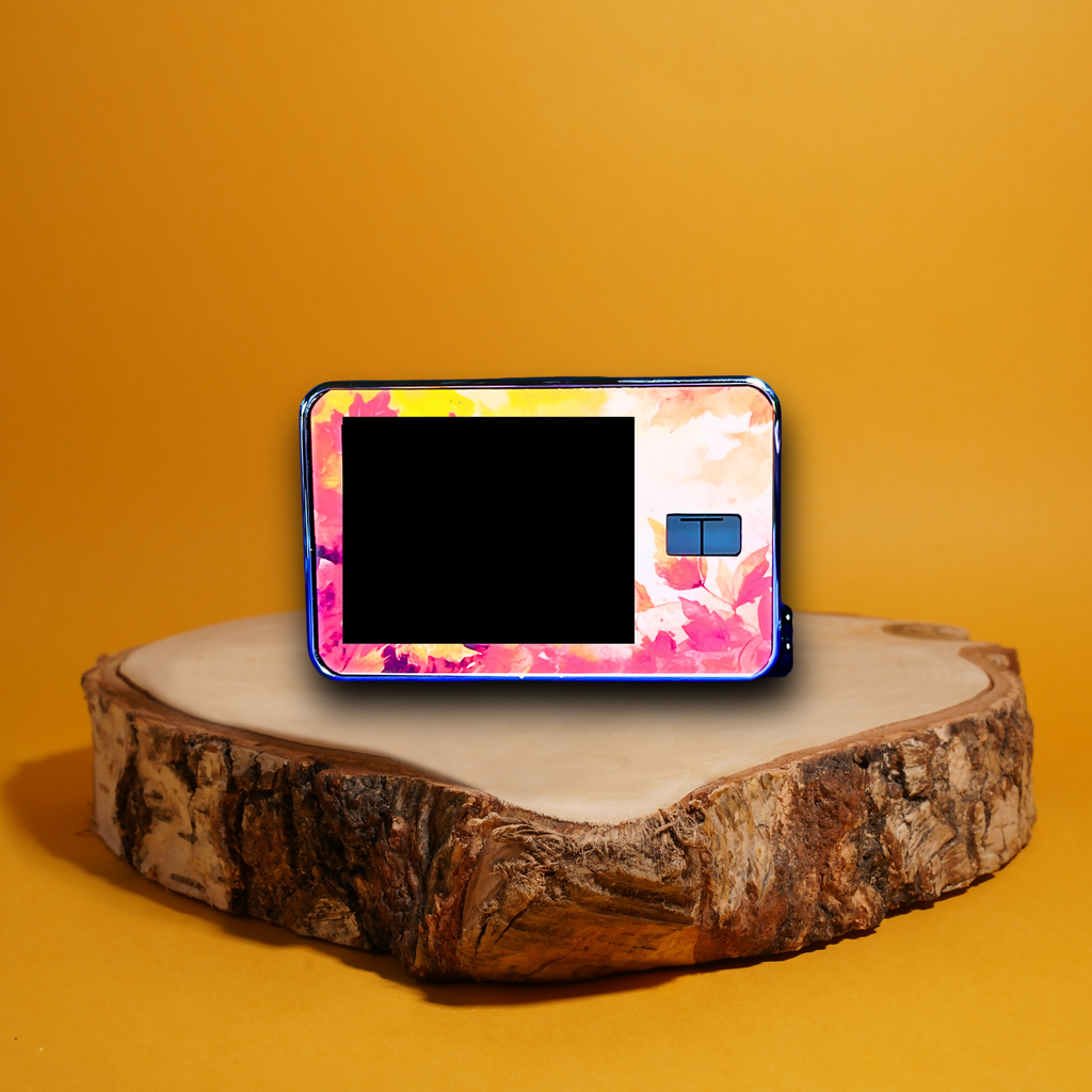Falling Leaves w Wood BG