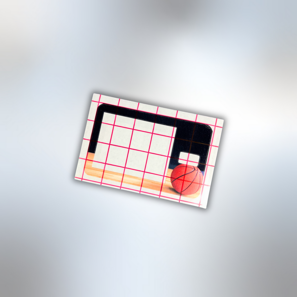 Basketball on Court Decal