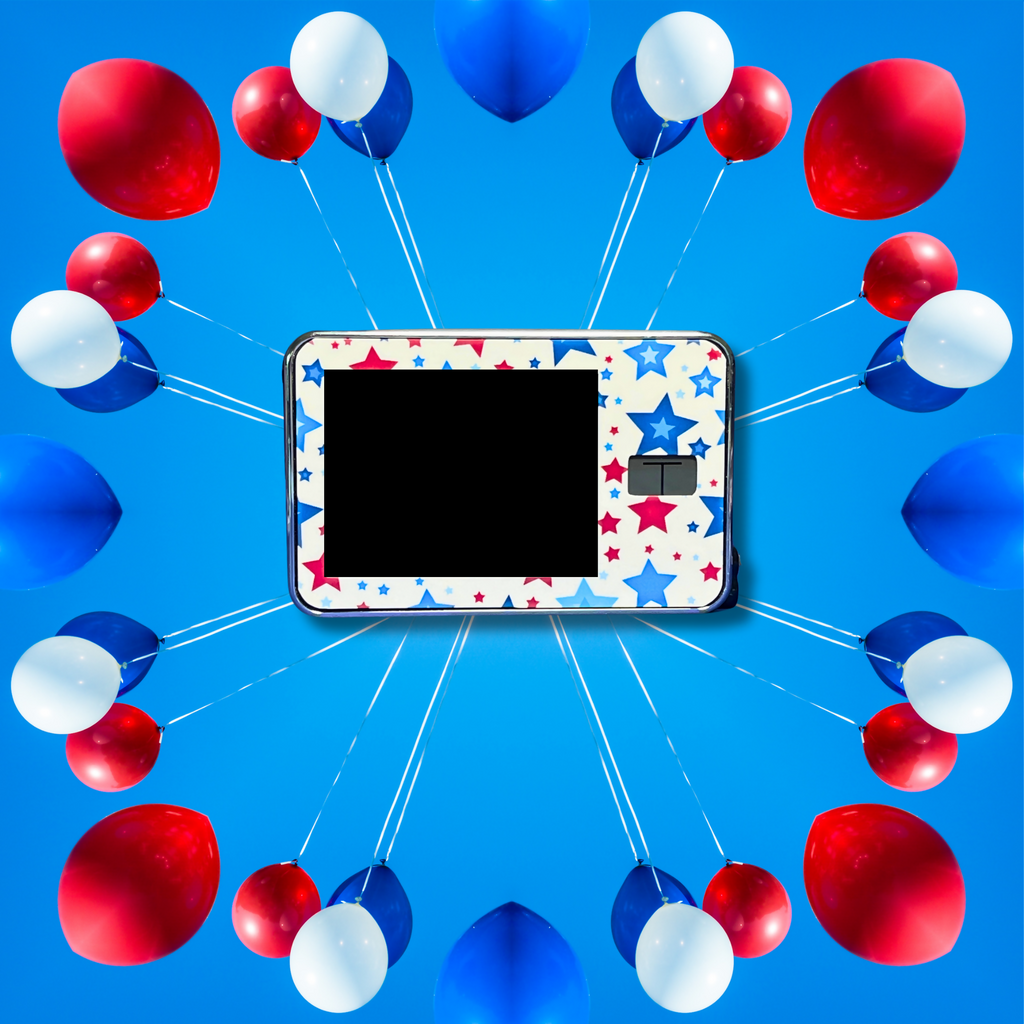 Playful Stars on Balloons BG