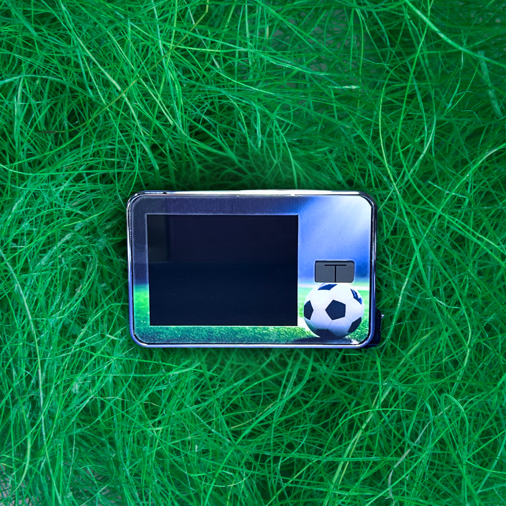 Soccer Ball on Field on Grass BG