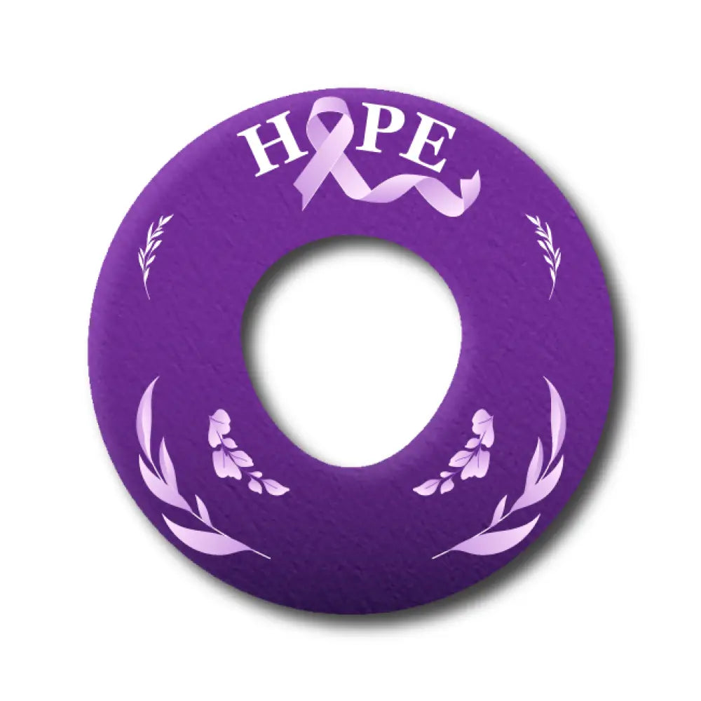 Hope - Cancer Awareness Infusion Set Single Patch