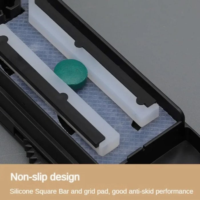 Overt Multiple Pill Cutter with Adjustable Gear - Hidden storage - Bla ...
