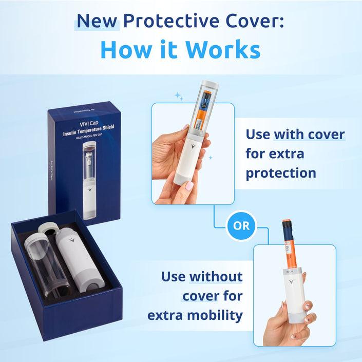 VIVI Cap: Thermal Insulin Pen Carrying Case by TempraMed - The Useless Pancreas