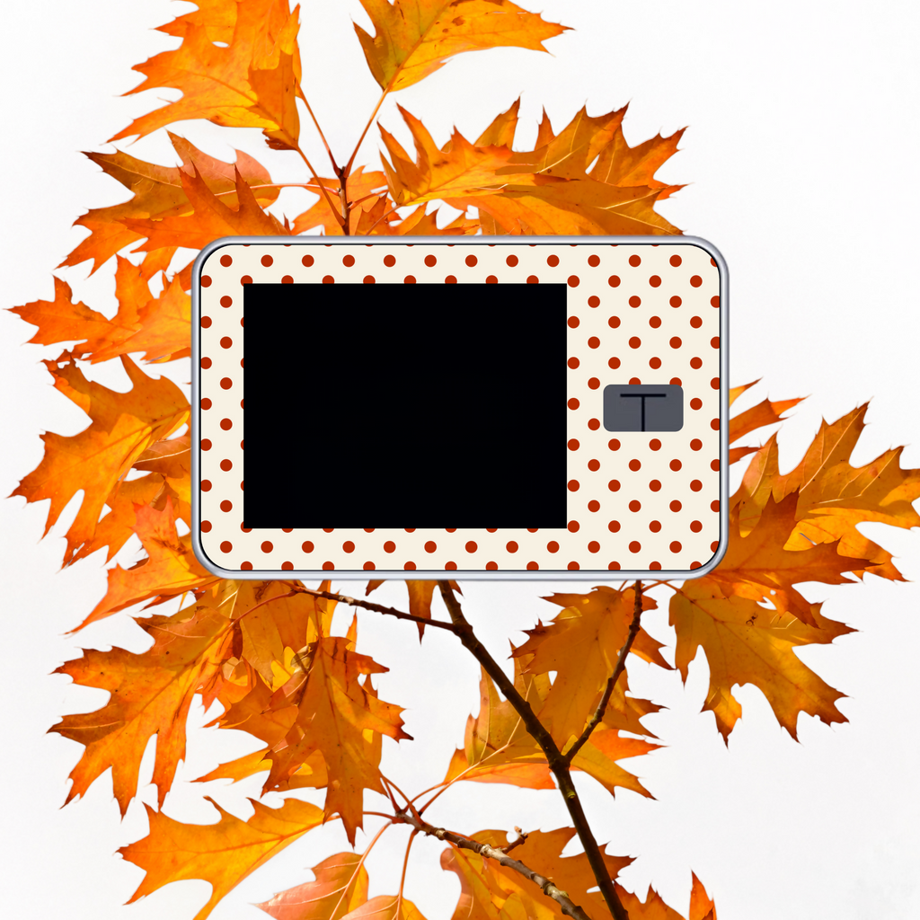 Autumn Polka Dots Main on Tree BG