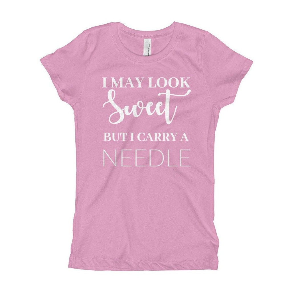 Dia-Be-Tees I May Look Sweet But.... Girl's T-Shirt - The Useless Pancreas