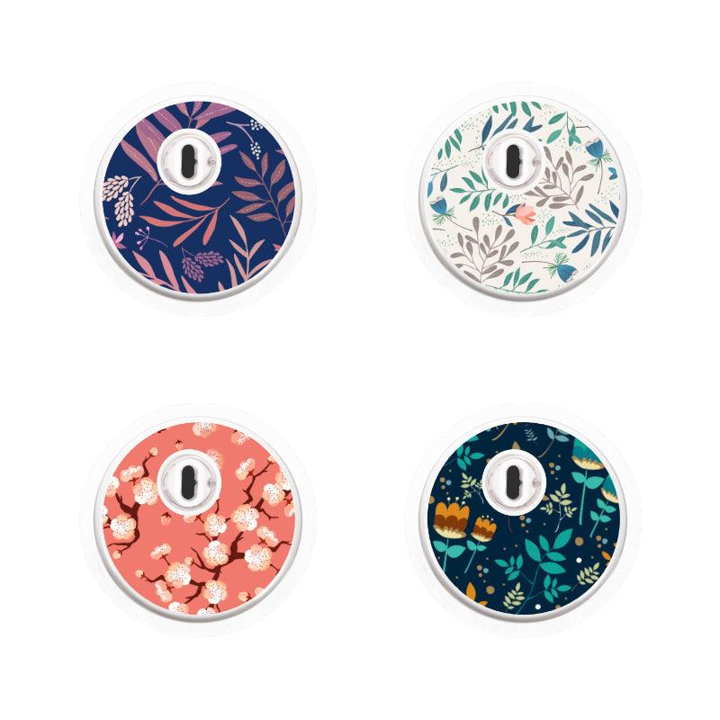 Freestyle Libre 3 Sensor Sticker (Floral Collection) 4pk - The Useless Pancreas