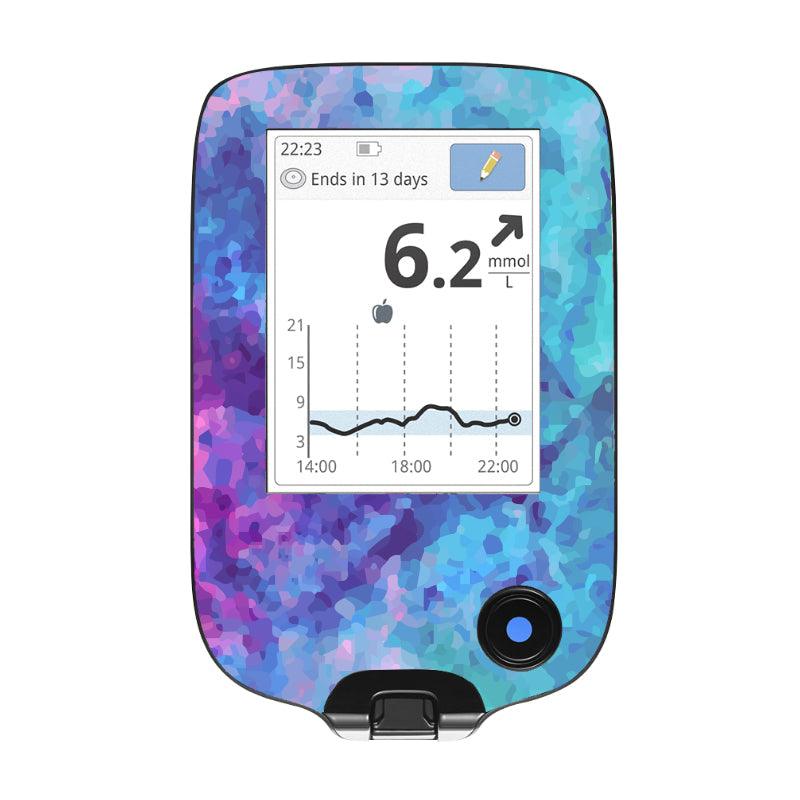 Freestyle Libre 1/2 Cover Sticker (Purple Haze) - The Useless Pancreas