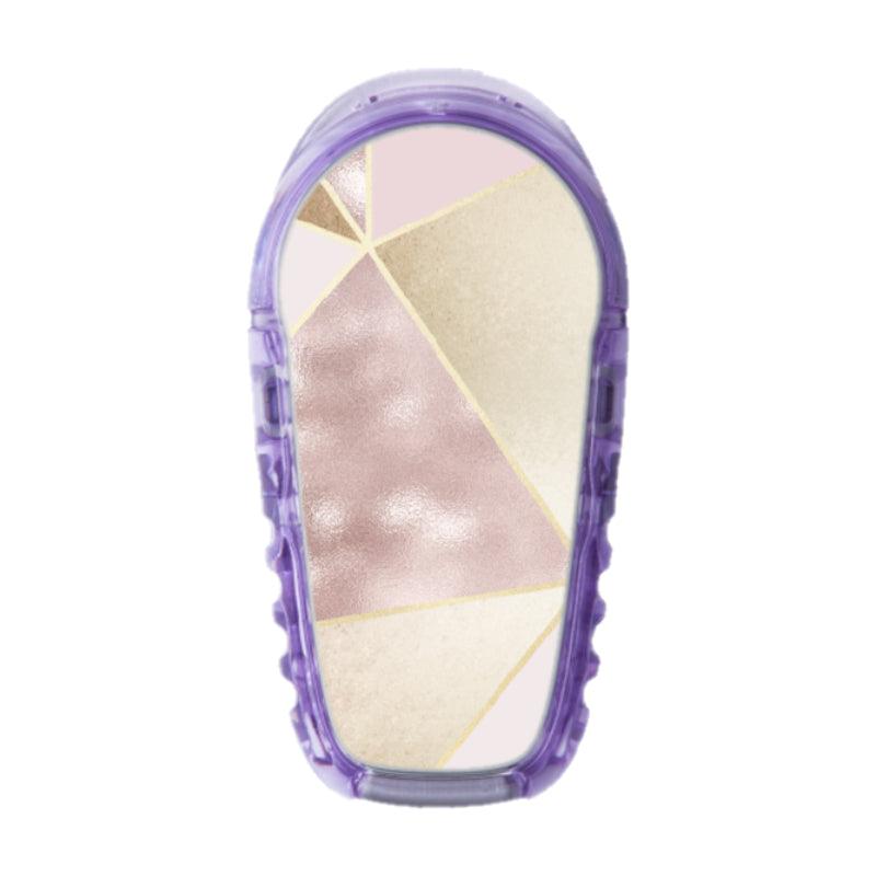 Dexcom G6/One Sensor Sticker (Blush Geo) - The Useless Pancreas