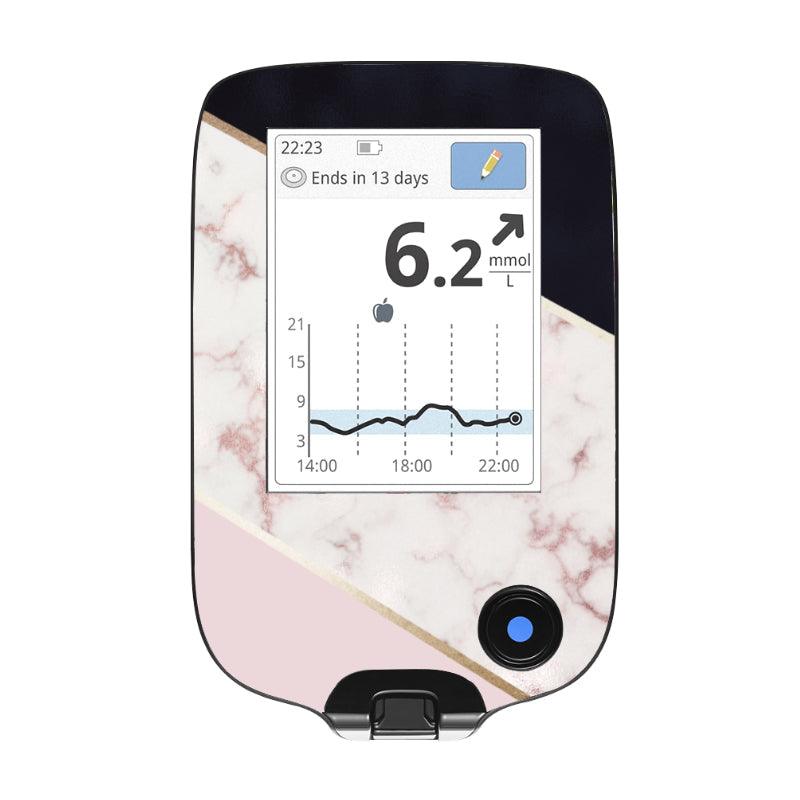 Freestyle Libre 1/2 Cover (Blush Marble) - The Useless Pancreas