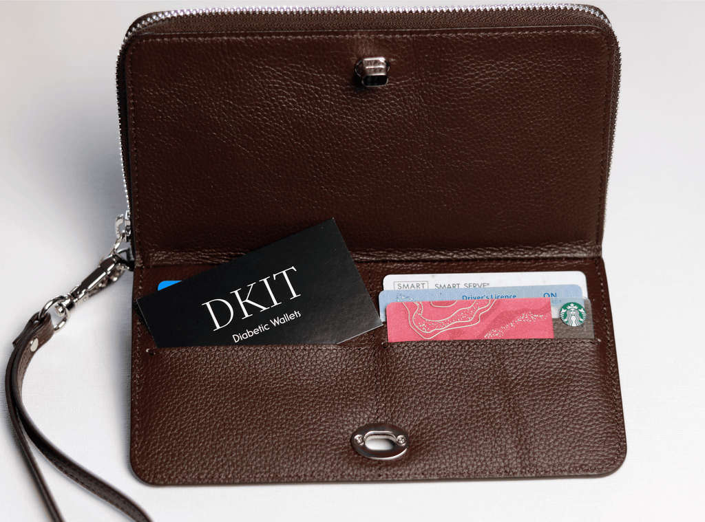Brown Clutch Diabetic Test Kit - My DKIT