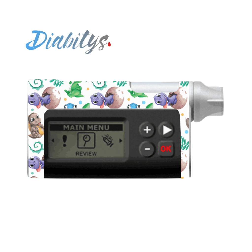 Dana RS Insulin Pump Sticker - Baby Dinos - The Useless Pancreas