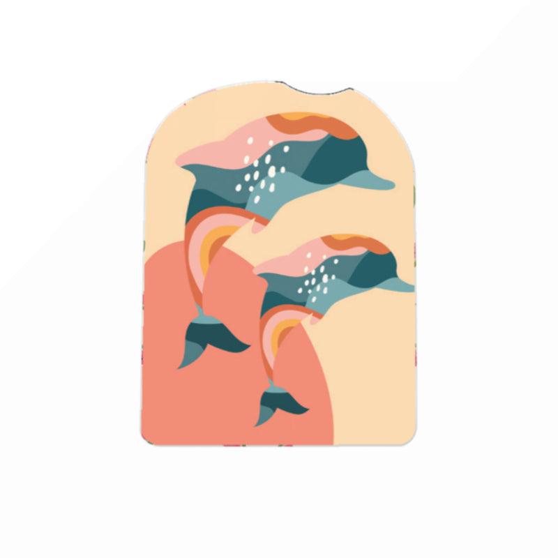 Omnipod Cover Sticker (Dancing Dolphins) - The Useless Pancreas
