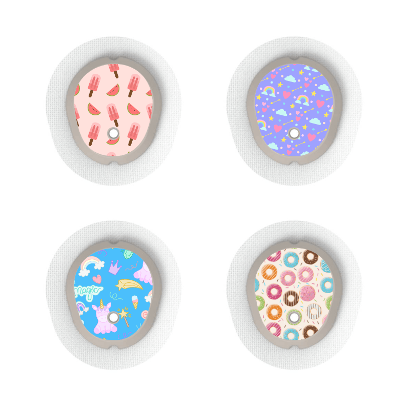 Dexcom G7 Sensor Sticker (Rainbows Collection) 4pk - The Useless Pancreas