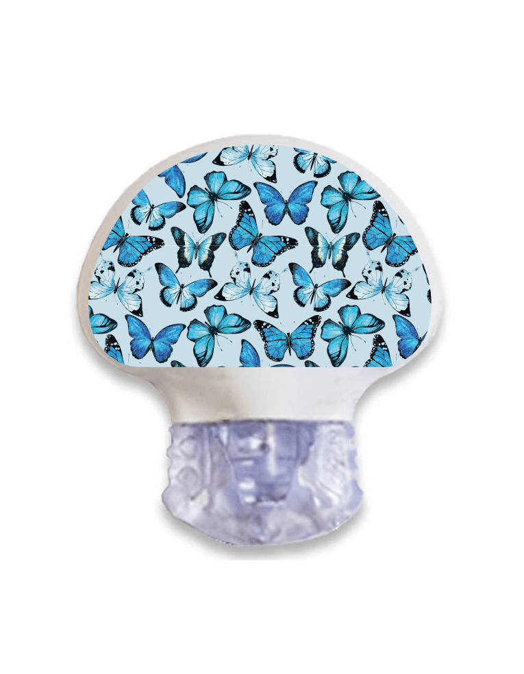 Enlite/Guardian Sensor Sticker (Butterfly Blue) - The Useless Pancreas