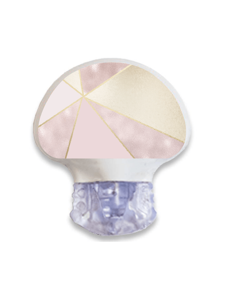 Enlite/Guardian Sensor Sticker (Blush Geo) - The Useless Pancreas