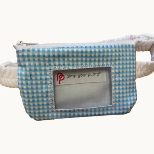 School Uniform Pump Pouch by Pimp Your Pump - Gingham with Vinyl Screen - The Useless Pancreas
