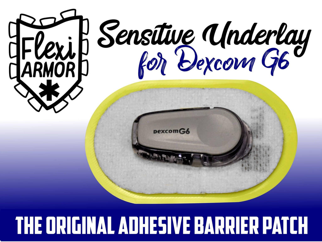 FlexiArmor Sensitive Patch for Dexcom G6 - *Reusable* - T1D Pro Sample (Approved Clinics/Facilities Only) - The Useless Pancreas