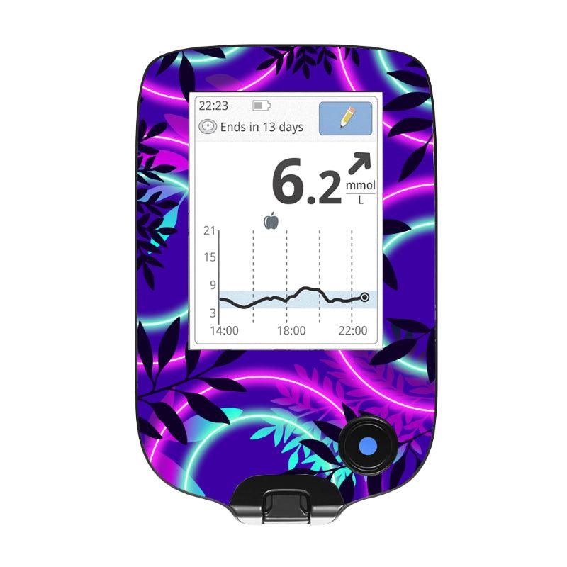 Freestyle Libre 1/2 Cover (Leafy Lights) - The Useless Pancreas