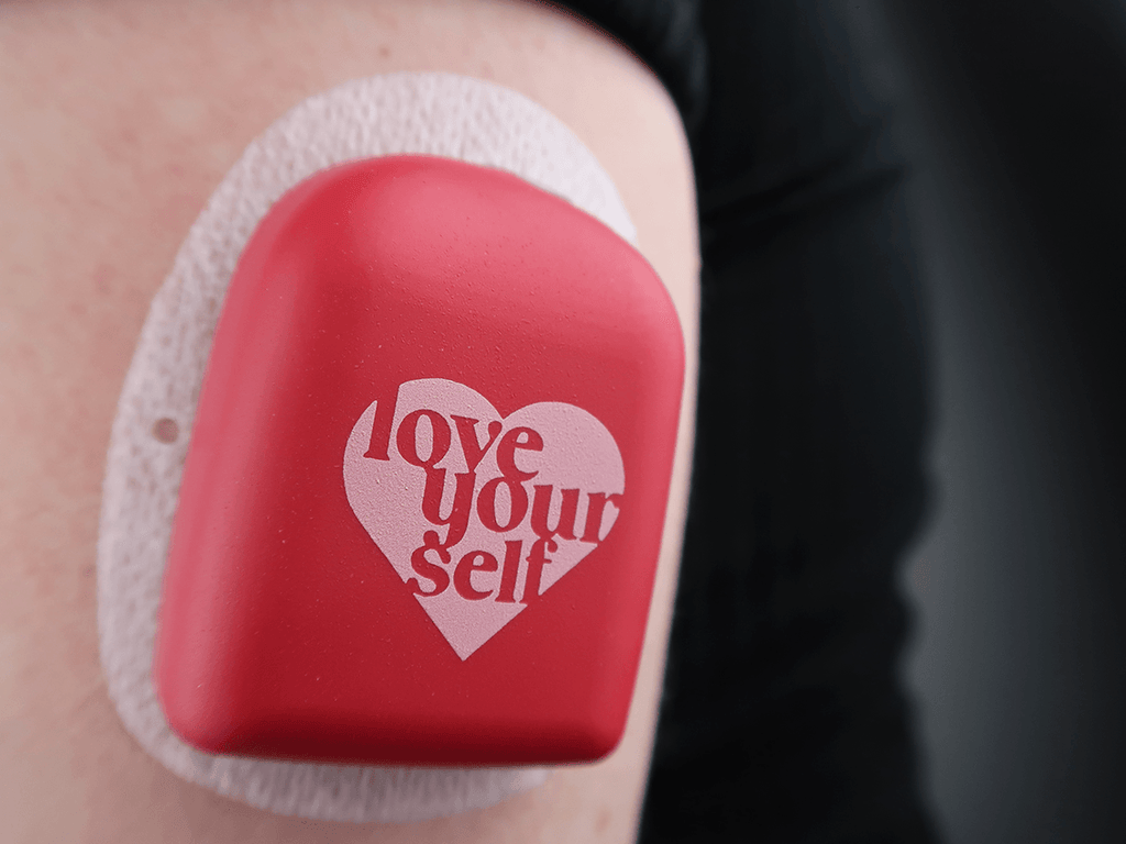 Omnipod Cover - Print - Love Yourself - The Useless Pancreas