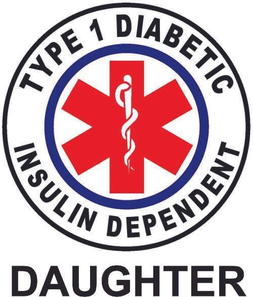 Type 1 Diabetic Medical alert stickers. - The Useless Pancreas