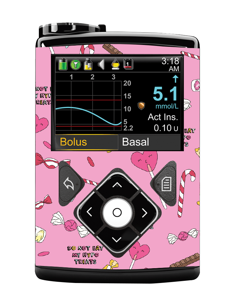 Medtronic 640/670/780G Pump Sticker (Hypo Treats) - The Useless Pancreas