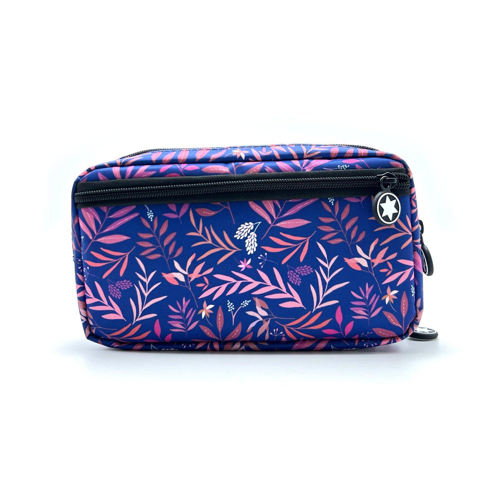 ETC - Navy Leaves Diabetic Kitbag - The Useless Pancreas