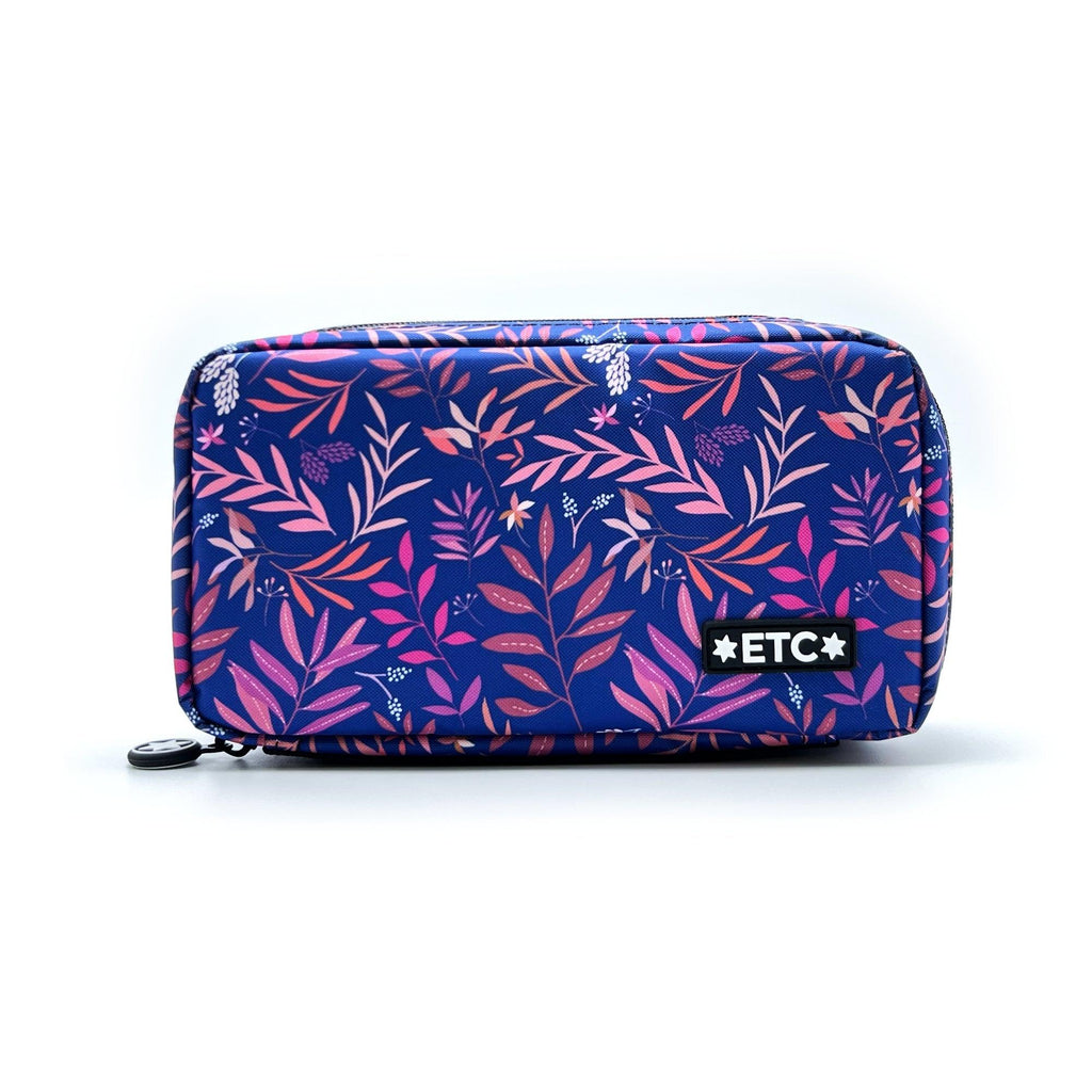 ETC - Navy Leaves Diabetic Kitbag - The Useless Pancreas