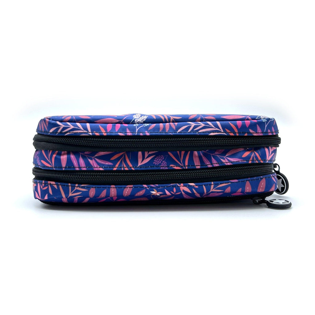 ETC - Navy Leaves Diabetic Kitbag - The Useless Pancreas