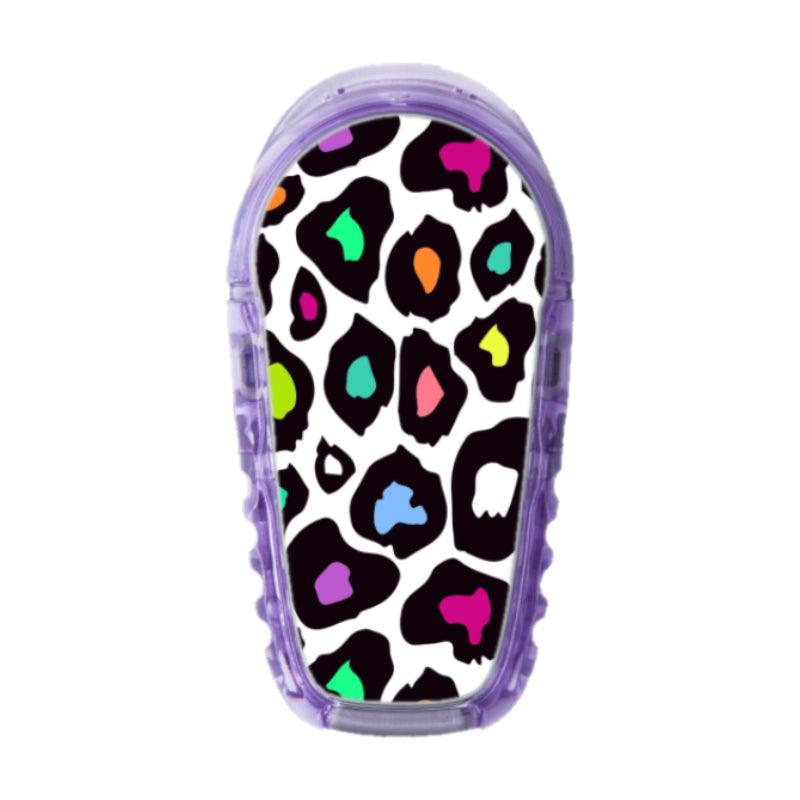 Dexcom G6/One Sensor Sticker (Neon Leopard) - The Useless Pancreas