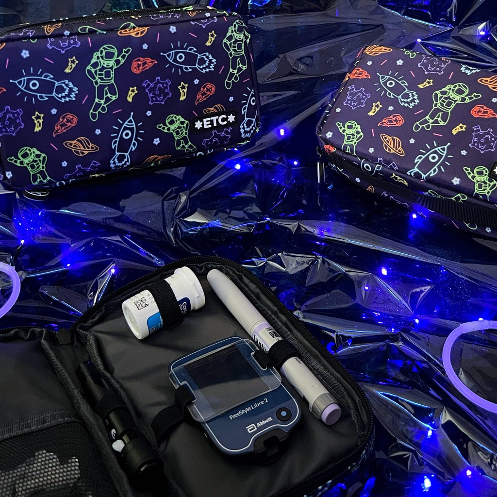 ETC - Neon Space Diabetic Kitbag - The Useless Pancreas