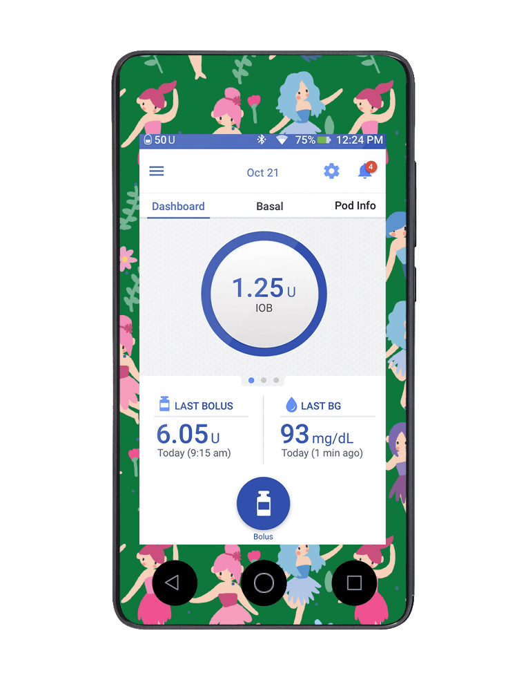 Omnipod DASH Cover (Fairies) - The Useless Pancreas