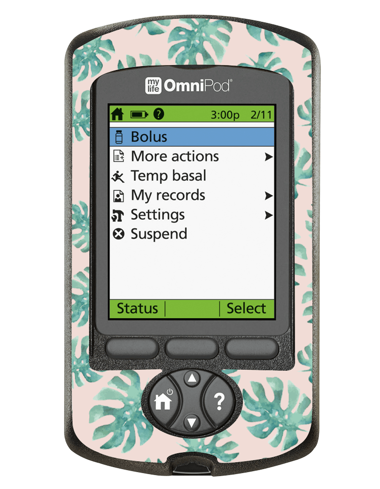 Omnipod PDM Cover (Tropical Vibes) - The Useless Pancreas