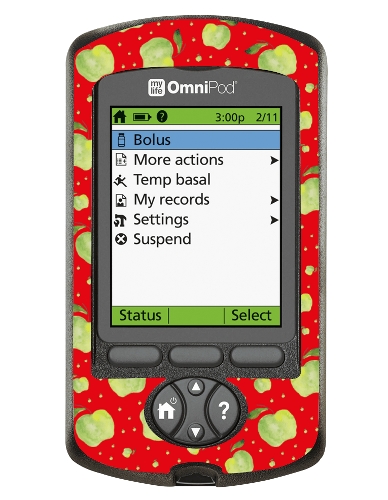 Omnipod PDM Cover (Falling Apples) - The Useless Pancreas