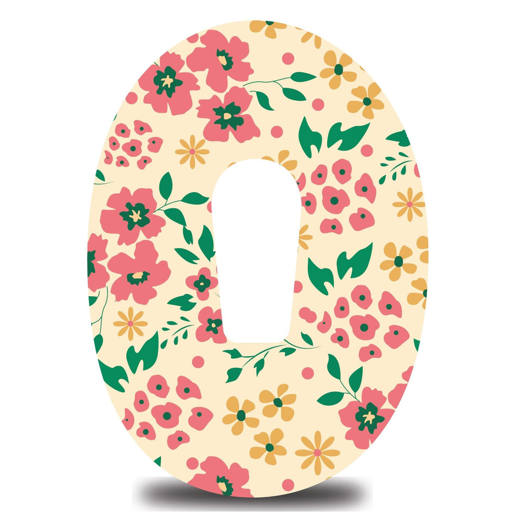Pastel Blooms Floral Dexcom G6 Tape - The Useless Pancreas