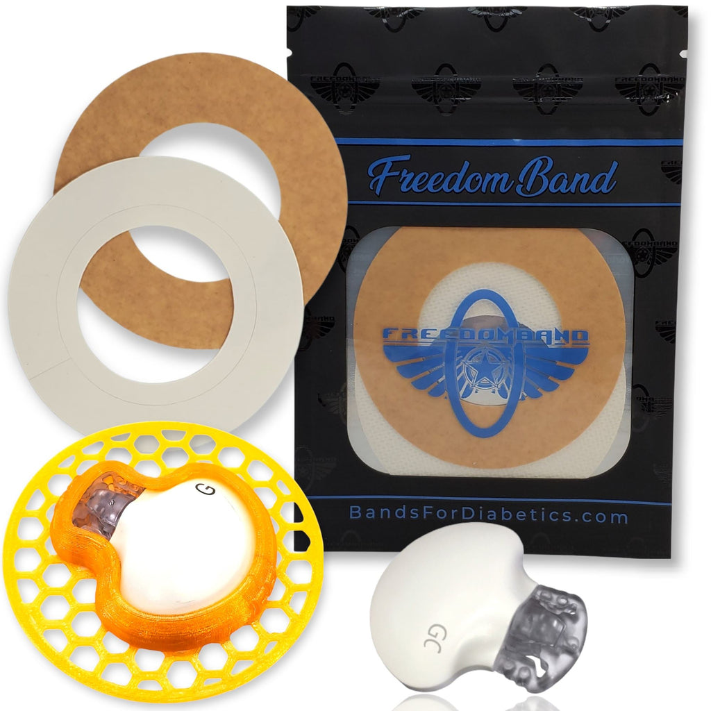 Mandala Edition : Medtronic Guardian 3 & 4 Reusable Infiniflex Protective Overlay Cover Medtronic Guardian Freedom Bands For Diabetics Orange Blast Crystal Honeycomb Strength Free Sample : White Micro-woven