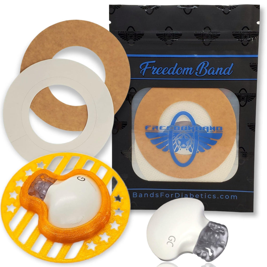 Mandala Edition : Medtronic Guardian 3 & 4 Reusable Infiniflex Protective Overlay Cover Medtronic Guardian Freedom Bands For Diabetics Orange Blast Crystal Classic Freedom Free Sample : White Micro-woven