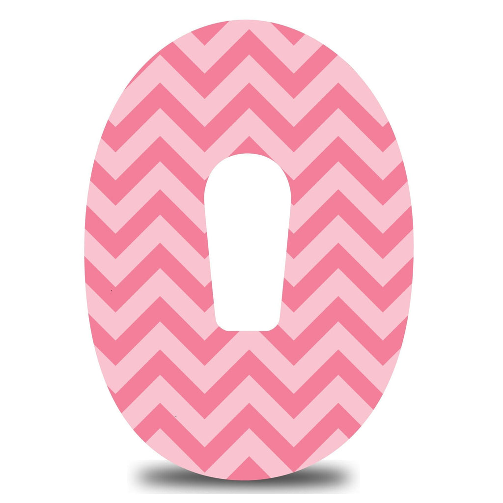 Pink Chevron Dexcom G7 Tape - The Useless Pancreas