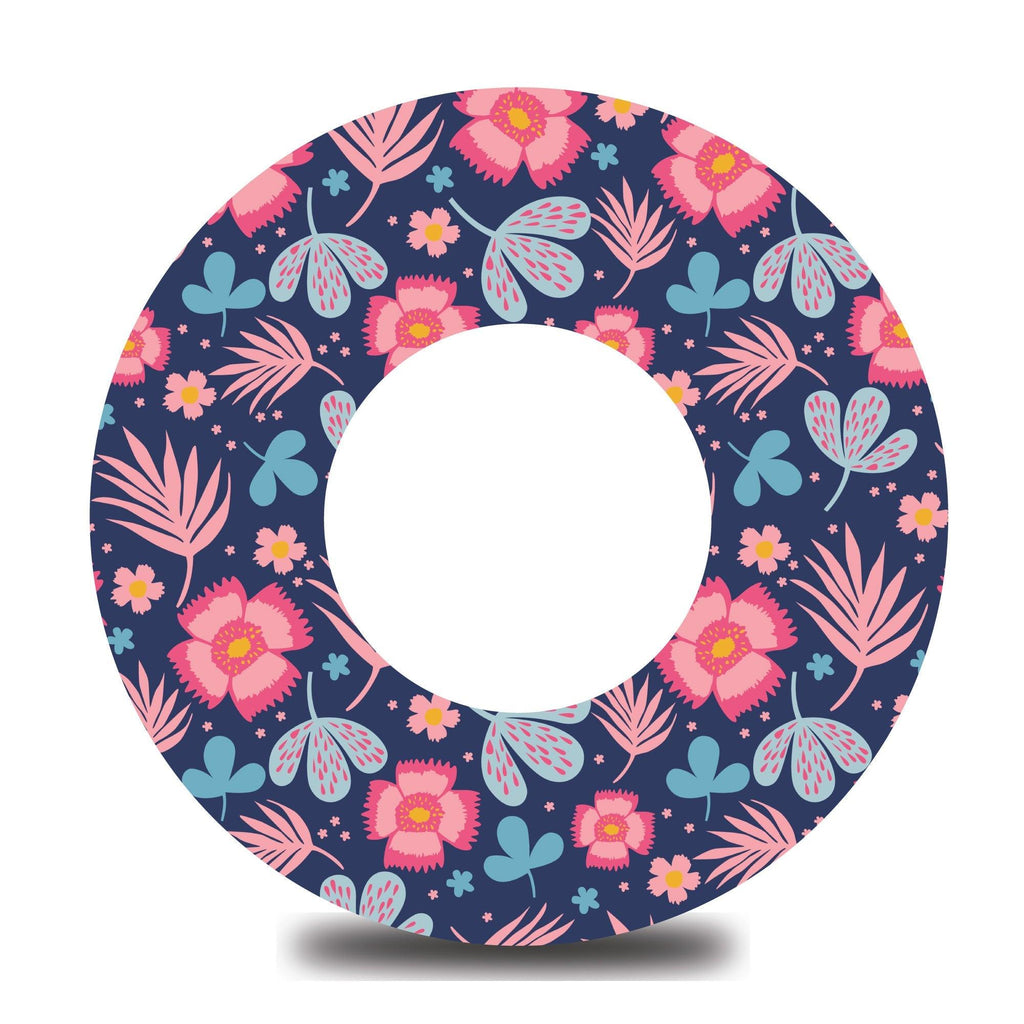 Pink and Blue Florals Libre 3 Tape - The Useless Pancreas