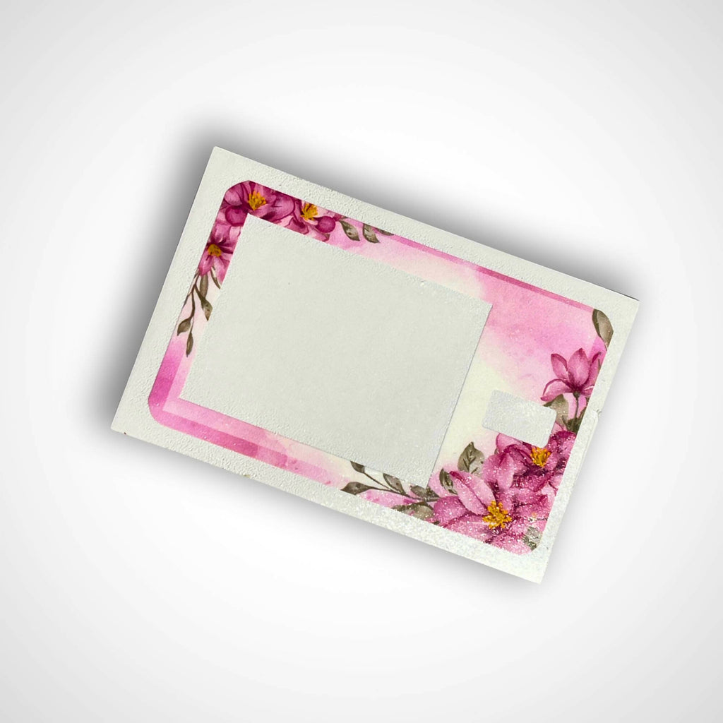 Pink WC Flowers Decal