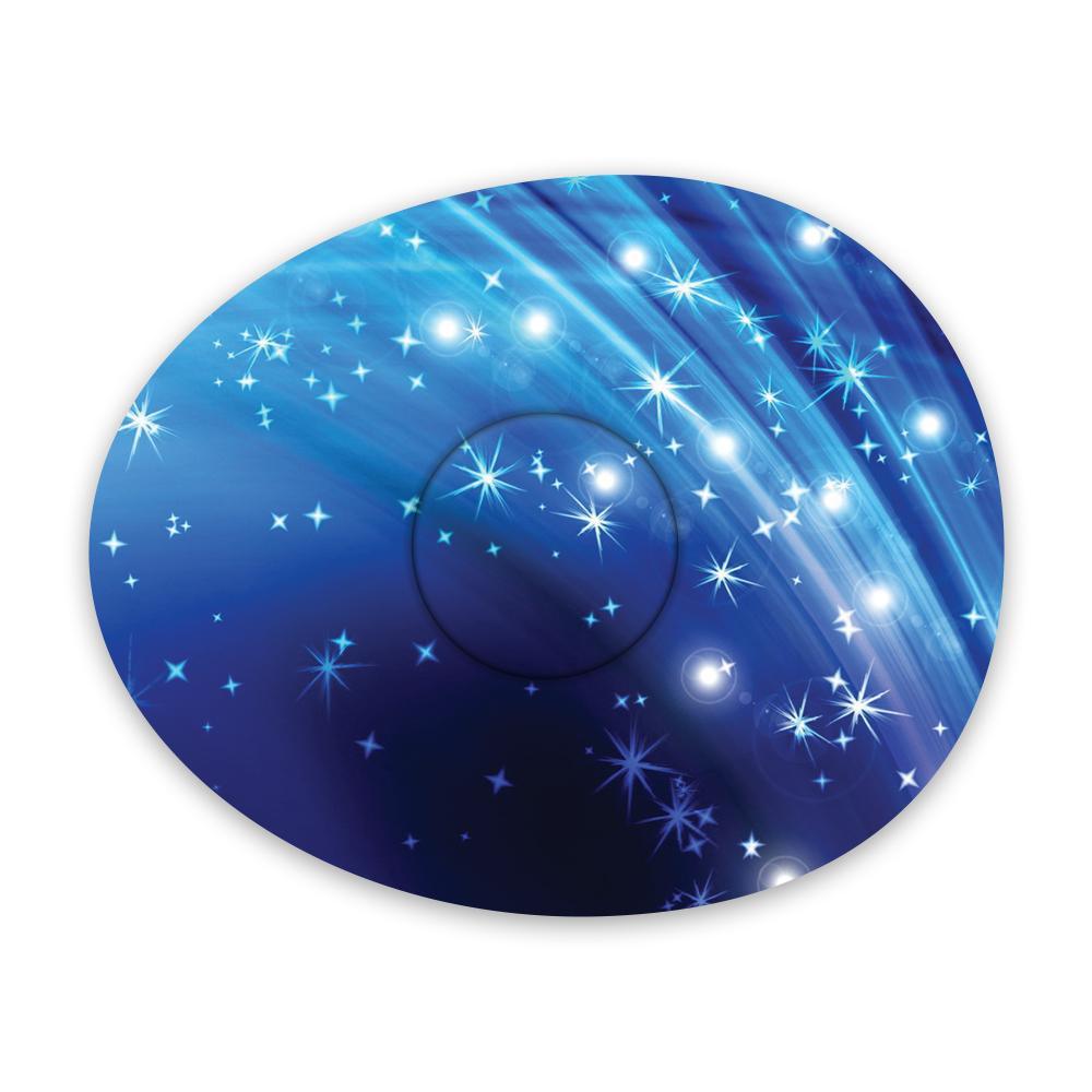 Freestyle Libre Blue Sparkle Design Patches - The Useless Pancreas