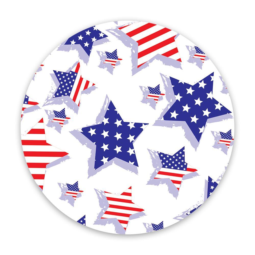 Freestyle Libre USA Flag Stars Design Patches - The Useless Pancreas
