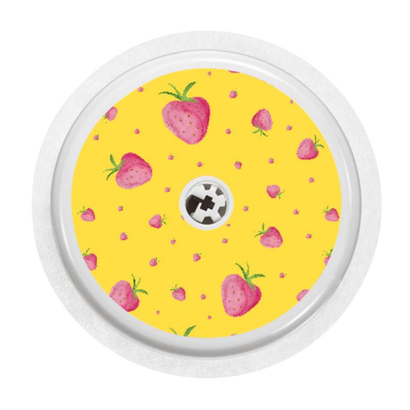 Freestyle Libre 2 Sensor Cover (Strawberry Patch) - The Useless Pancreas