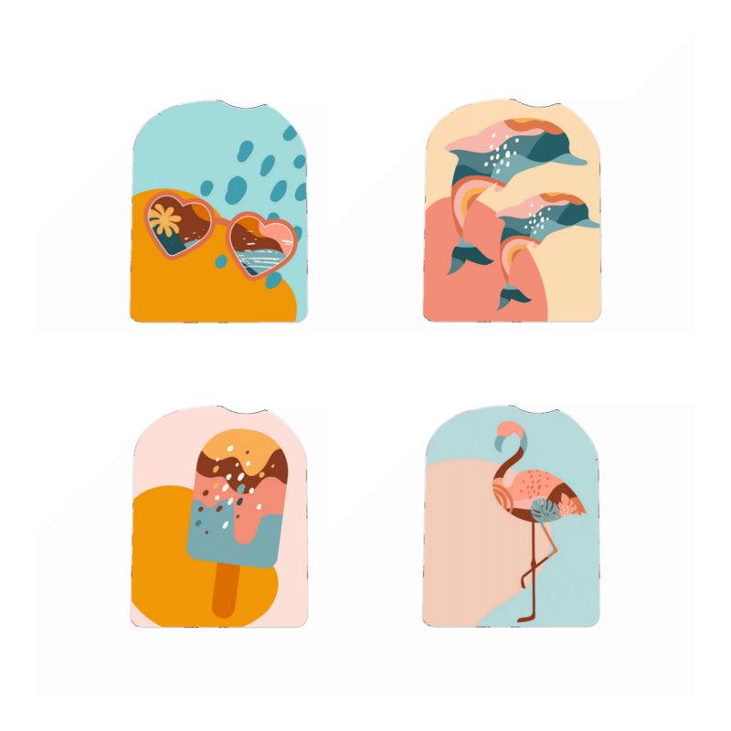 Omnipod Covers (Summer Holiday 4 Pack) - The Useless Pancreas