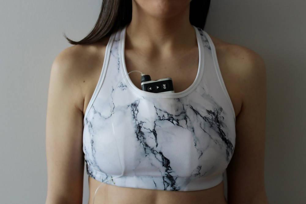 Sports Bra With Pocket by HyperHypo - The Useless Pancreas