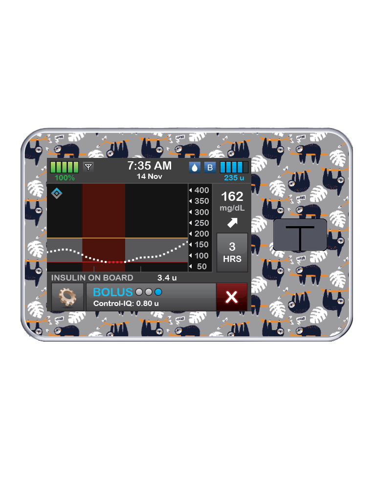 T:slim Cover Sticker (Sloth Life) - The Useless Pancreas