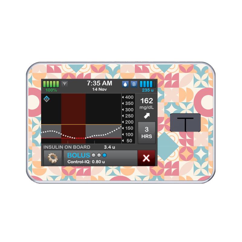T:slim Cover Sticker (Pastel Geo) - The Useless Pancreas